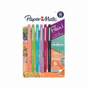 Caneta Flair Scented 0.7mm Com Cheiro Papermate - Blister 6 Und