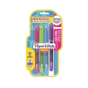 Caneta Inkjoy Gel 0.7mm Papermate - Blister 4 Und