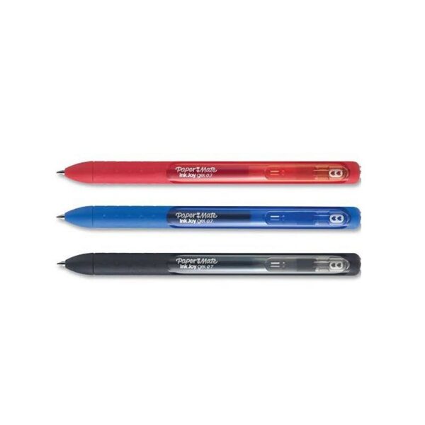 Caneta Inkjoy Gel 0.7mm Papermate - Blister 3 Und