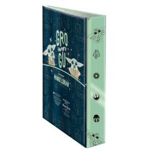 Fichário Universitário Star Wars Baby Yoda DAC com elástico DAC