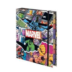 Fichário Universitário Marvel com elástico DAC