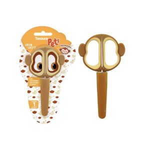 Tesoura Escolar Pets LEO E LEO - BLISTER