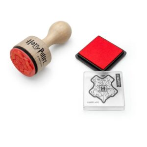 Carimbo Selo Carta Hogwarts Harry Potter c/ 1 Carimbo + 1 Almofada LEO E LEO - BLISTER