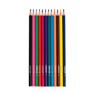 Lápis 12 Cores Redondo Flex LEO E LEO - BLISTER
