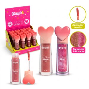 Make Lip Gloss Glitter S2 4ml - BRILHAE - UND