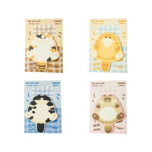 Bloco de Notas Adesivo Gato Fluffly 9x12,8cm - UNISO - UND