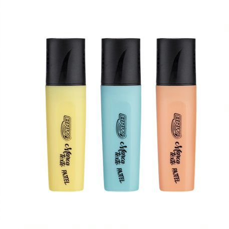 Marca Texto Pastel Ponta Chanfrada BRW