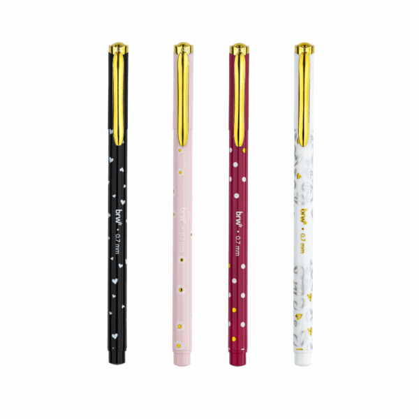 Caneta Esferográfica  0.7mm Unic Stamp - BRW - DISPLAY 30 UND