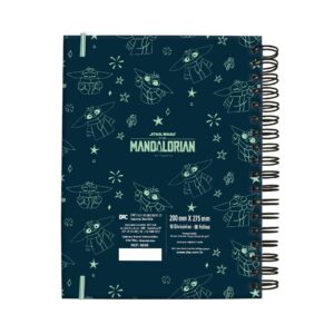 Caderno Smart Universitário 10 Divisórias Baby Yoda Star Wars 80 fls - DAC