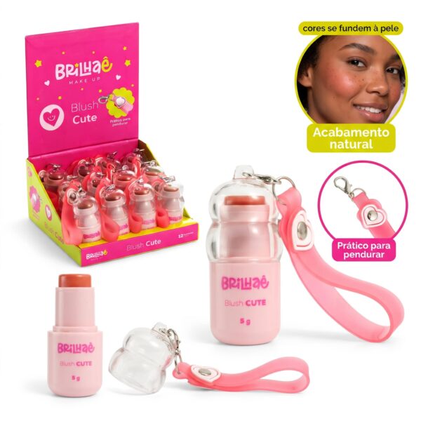 Make Blush Cute 5g c/ Acessório - BRILHAE - UND