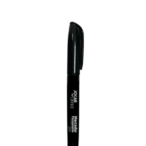 Marcador Permanente Preto Slim Jocar Office