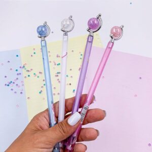 Caneta Fofa Planeta Cristal Lovelypen