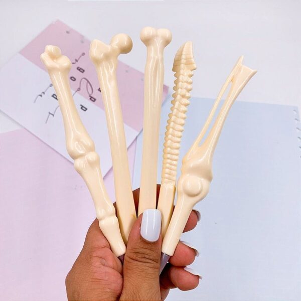 Caneta Fofa Osso Lovelypen - Kit 5 Und