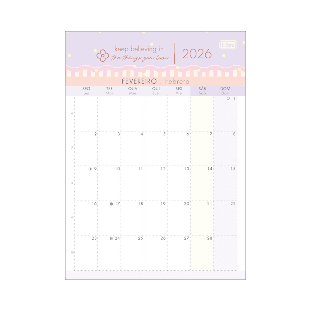 Calendário Planner de Mesa SOHO - TILIBRA - UND