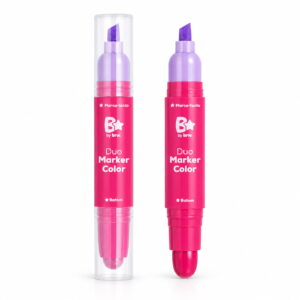 Make Marca-Texto + Lip Stick Duo Color - BRILHAE - UND