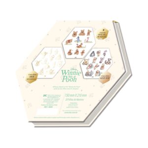 Caderno de Adesivos 20 Fls com 200 Adesivos Ursinho Pooh Disney - DAC