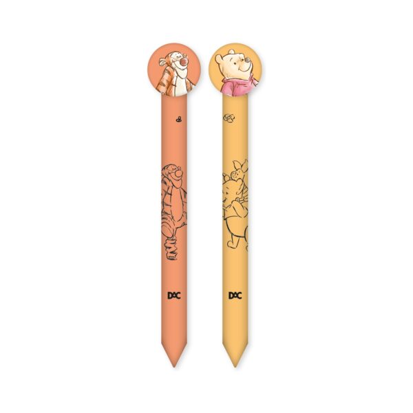 Kit Caneta Esferográfica com Topper ABS 2 Canetas Ursinho Pooh - DAC