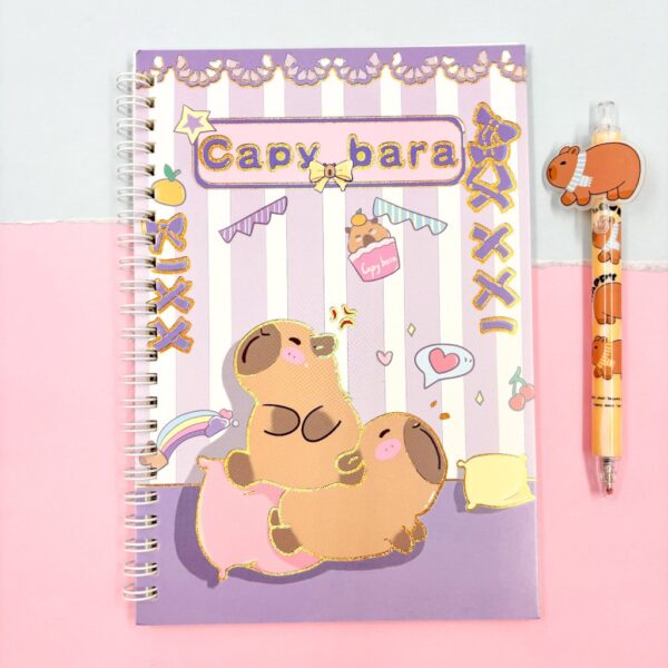 Caderno Aramado Capivara