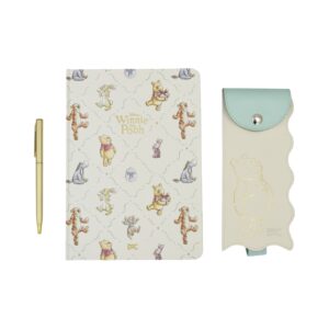 Conjunto Criativo Caderno 80 fls, Estojo e Caneta Ursinho Pooh - DAC