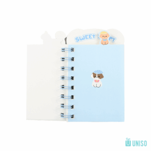 Mini Caderno Espiral Puppy c/ Divisórias 60 Fls 80x10 cm - UNISO - UND