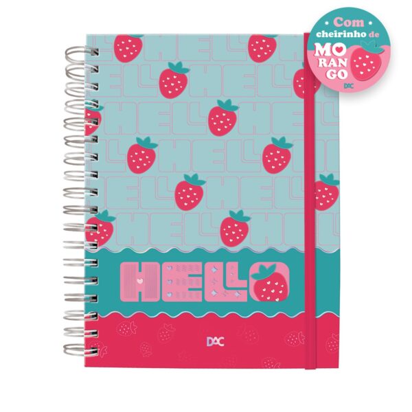 Refil Caderno Smart Mini Hello Morango DAC