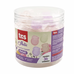Borracha Ponteira Petali de Flor Holic - TRIS - POTE 36 UND