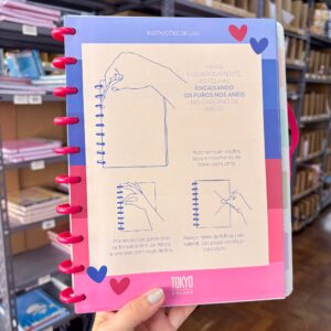 Caderno de Disco LOVE  20x26cm 10 Discos 80 Flhs- TOKYO DESIGN- UND