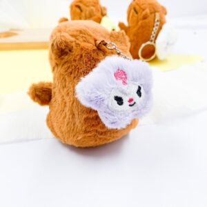 Chaveiro Fofo Pelúcia Capivara Estrelinha 10cm - UND