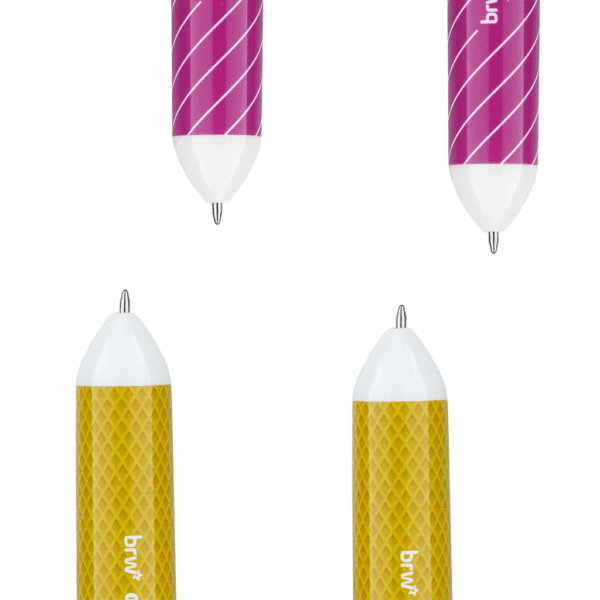 Caneta Esferográfica Divertida 0.7mm Tutti Frutti 10 Cores BRW - UND