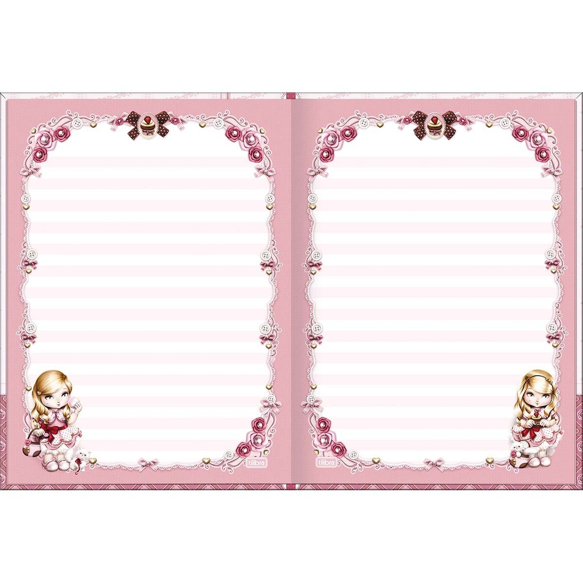 Caderno Colegial Costurado LUXO 80 fls JOLIE - TILIBRA - UND