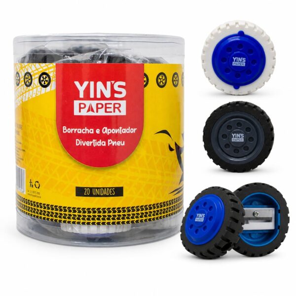 Borracha Apontador Pneu - YINS PAPER - POTE 20 UND