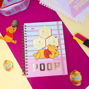 Caderno Smart Colegial 10 Matérias Ursinho Pooh DAC