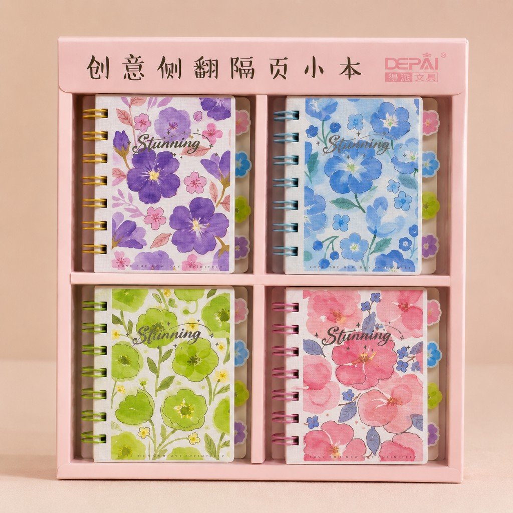 Caderno A7 Stunning Flores de Verão 9,7x11,3cm 80 fls - IMPORTADO - UND