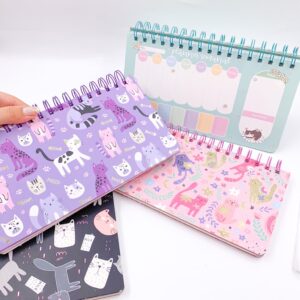 Planner de Mesa com Espiral Gatinhos 23,2x12,2cm