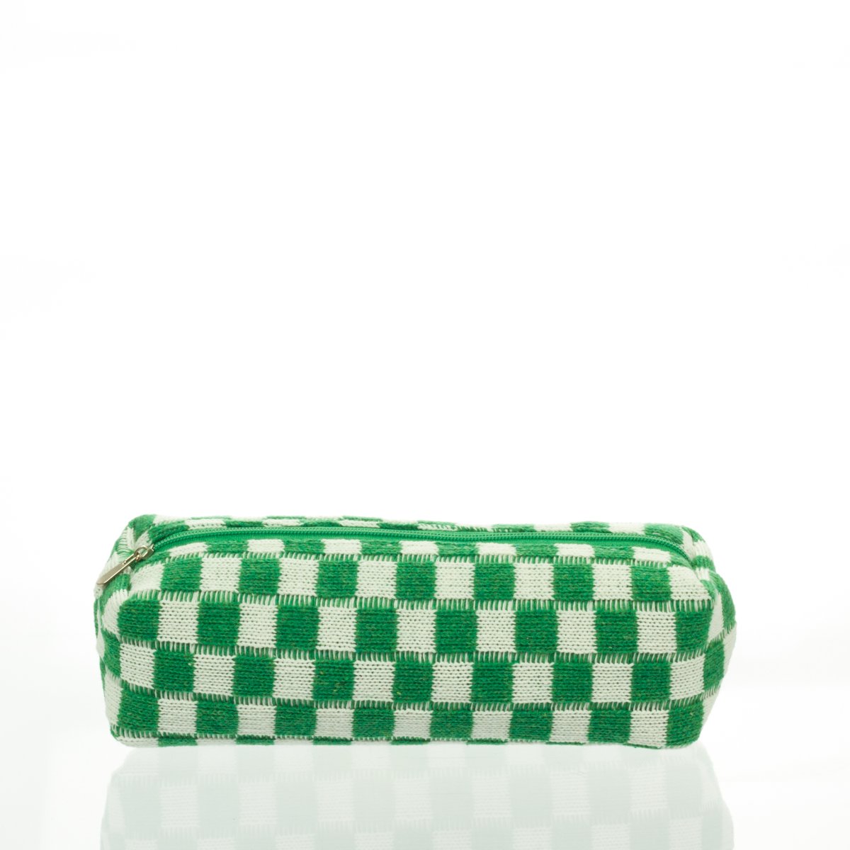 Necessaire Estojo Palito Tricô VERDE 19x5x5cm - FLORIE - UND