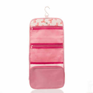 Necessaire c/ Gancho Rosa LAÇO 18x25x3cm - FLORIE - UND