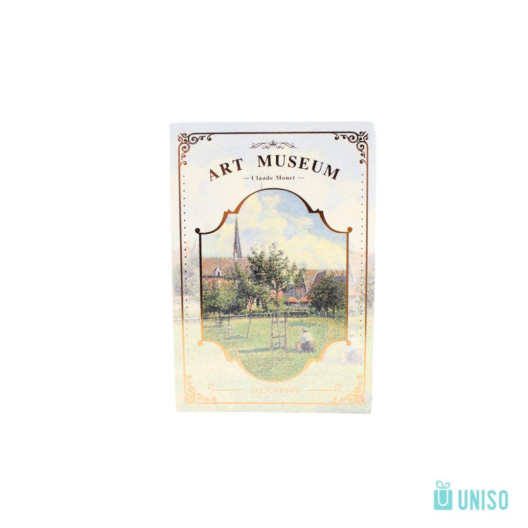 Caderno A5 Sketchbook SEM PAUTA Art Museum 14,4x 21cm - UNISO - UND