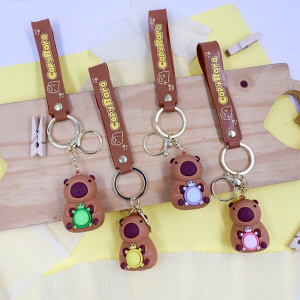 Chaveiro Luxo Capivara Tartaruga Color  - UND
