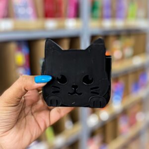 Porta Canetas Plástico Carinha de Gato - IMPORTADO - UND