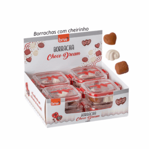 Borracha Choco Dream c/ Cheiro - BRW - DISPLAY c/ 8 POTES