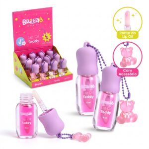 Make Lip Oil Teddy c/ Acessório 3ml - BRILHAE - UND