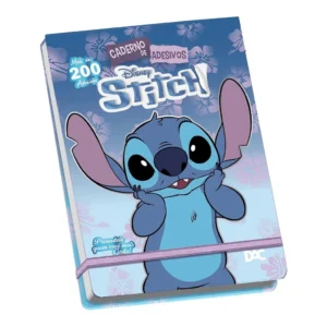 Caderno de Adesivos Stitch  c/ + 200 Adesivos - DAC
