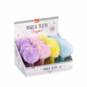 Marca Texto Divertido Pompom - BRW - CX 12 UND