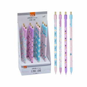 Lapiseira Plástica 0.7mm Shine Long Line - BRW - CX 12 UND