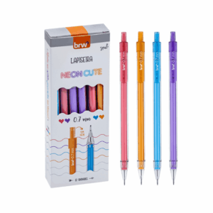 Lapiseira Plástica 0.7mm Neoncute - BRW - CX 12 UND