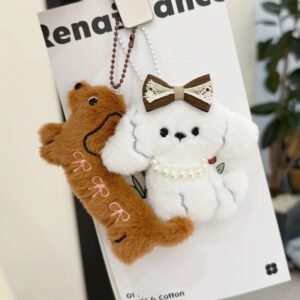 Chaveiro Charm Dog Lacinhos Pelúcia - IMPORTADO - UND
