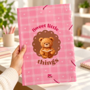 Pasta com Aba Elástica Sem Lombo Trendy Estampada - DAC