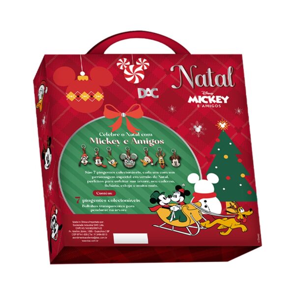 Conjunto de Bolinhas e Pingentes de Natal Mickey e Amigos Disney - DAC