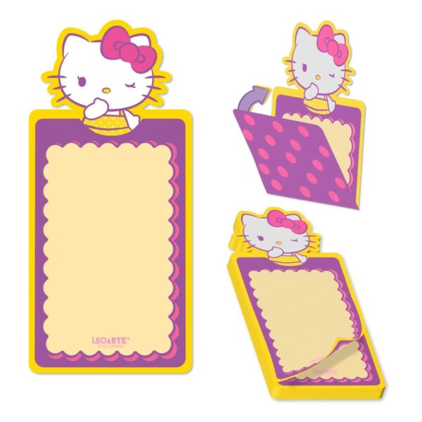 Bloco Adesivado Envelope 20 Folhas Hello Kitty LEO E LEO - BLISTER