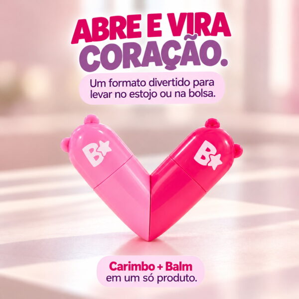Make Carimbo + Lip Balm Duo Doce Cuidado - BRILHAE - UND